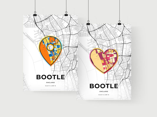 Bootle England art print for couples