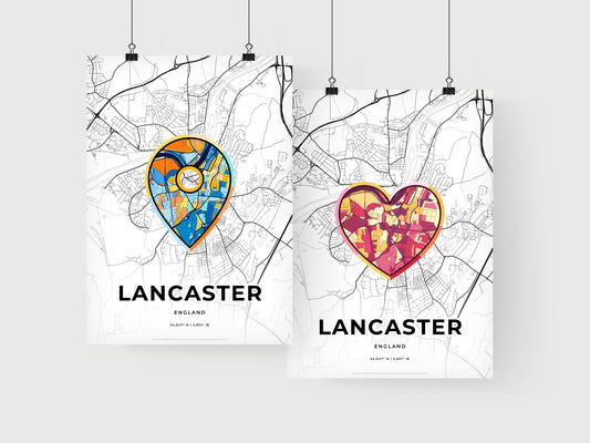 Lancaster England art print for couples