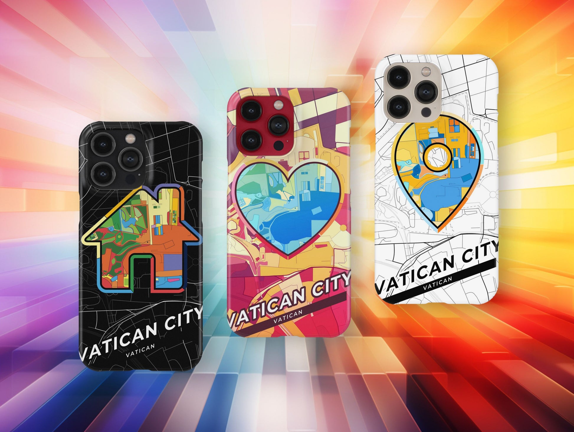 Vatican City Vatican slim phone case with colorful icon