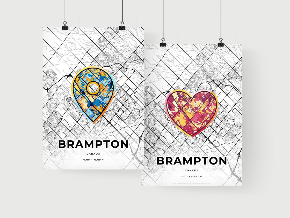 Brampton Canada art print for couples