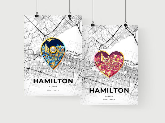 Hamilton Canada art print for couples