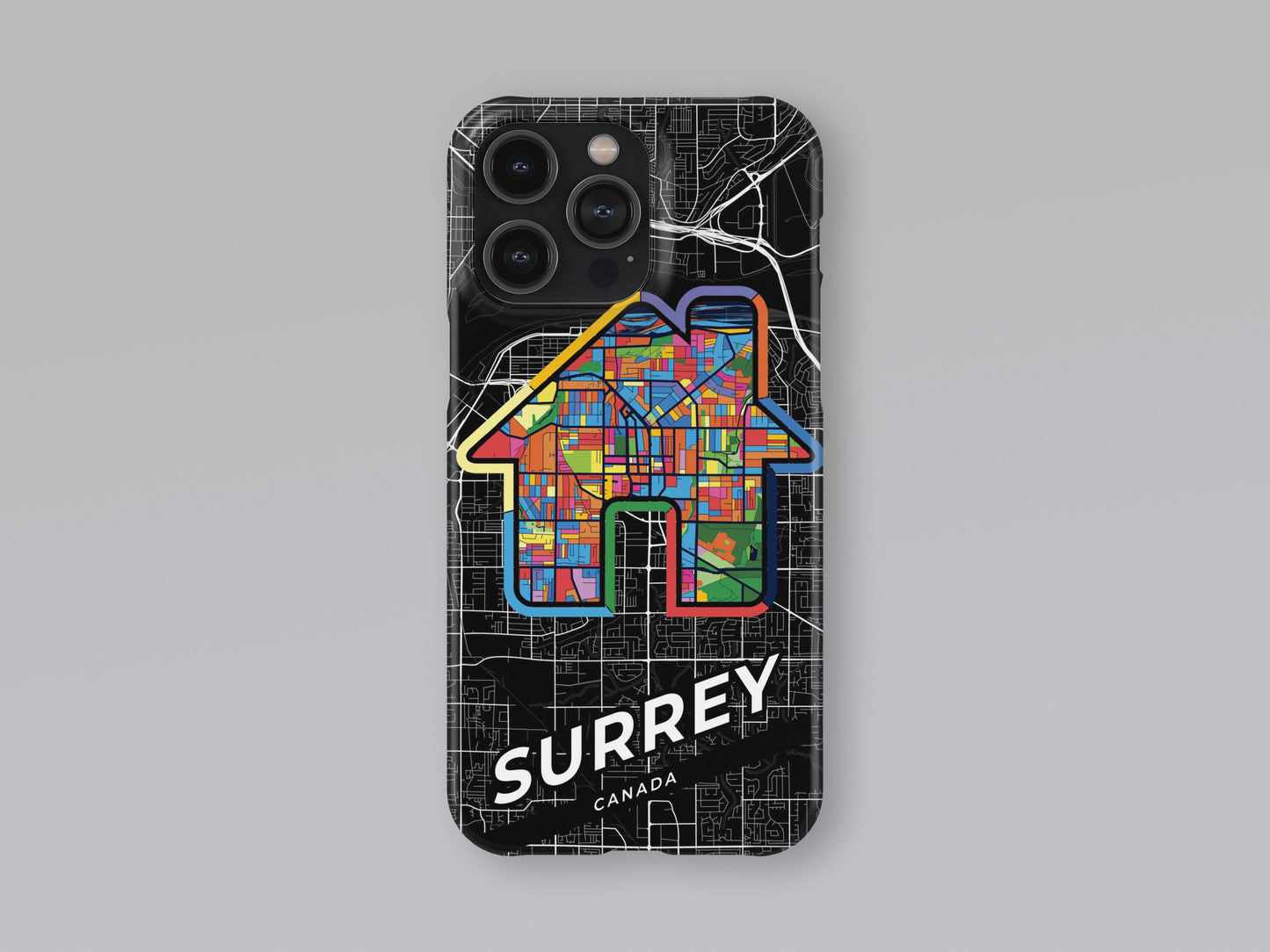 Surrey Canada slim phone case with colorful icon 3