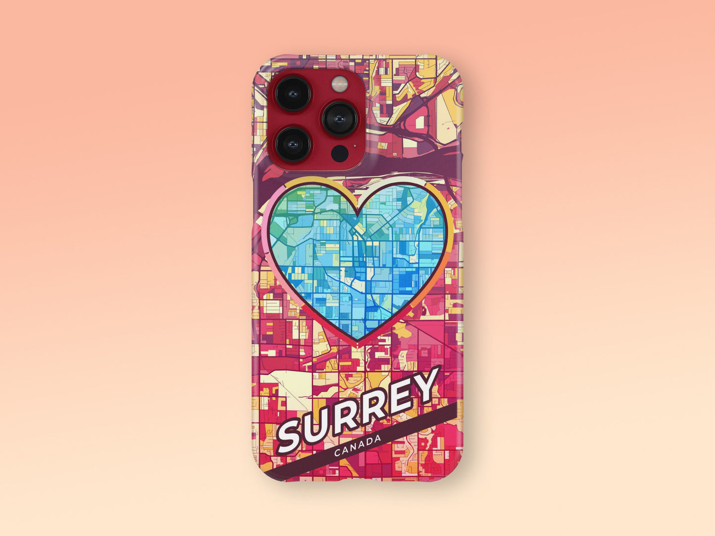 Surrey Canada slim phone case with colorful icon 2
