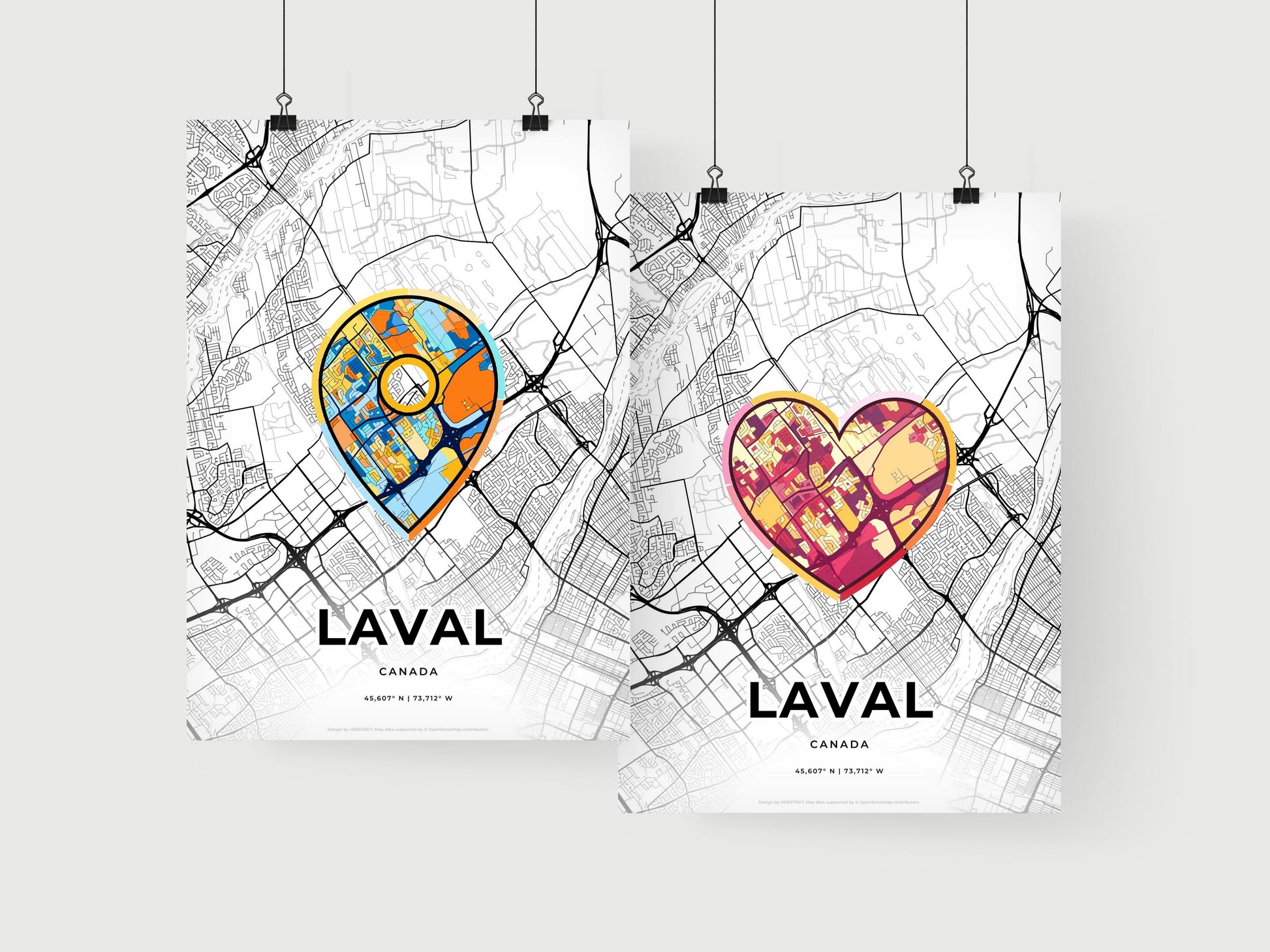 Laval Canada art print for couples