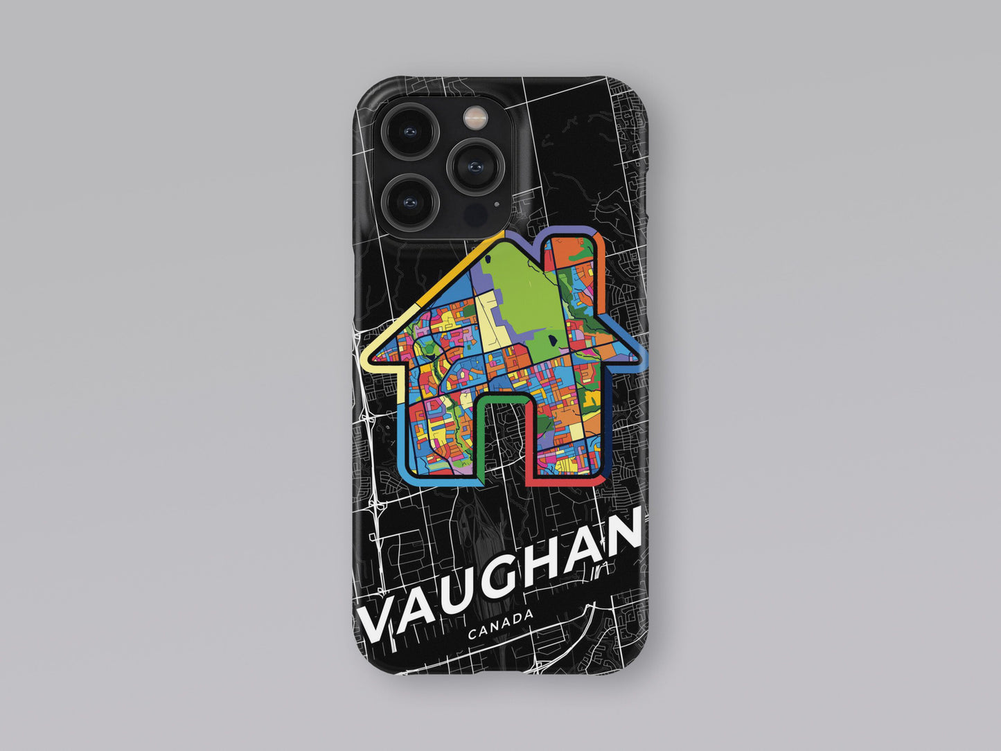 Vaughan Canada slim phone case with colorful icon 3