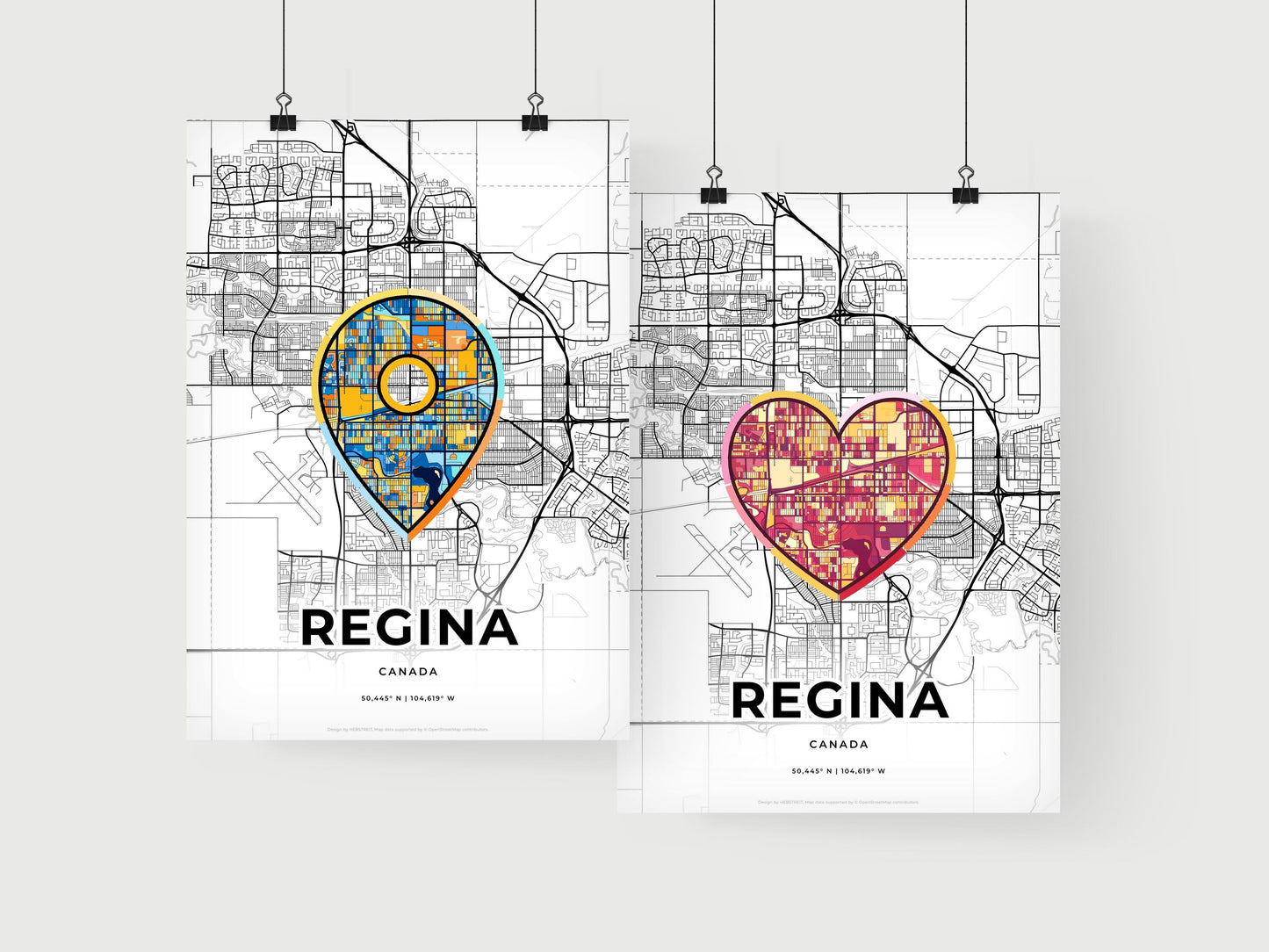 Regina Canada art print for couples