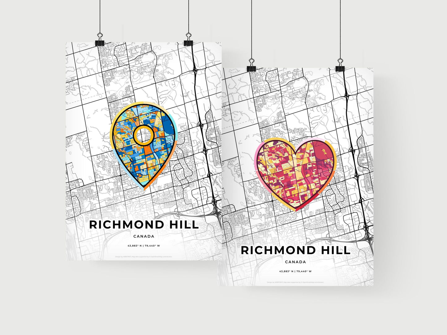 Richmond Hill Canada art print for couples