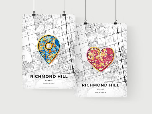 Richmond Hill Canada art print for couples