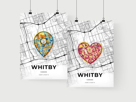 Whitby Canada art print for couples