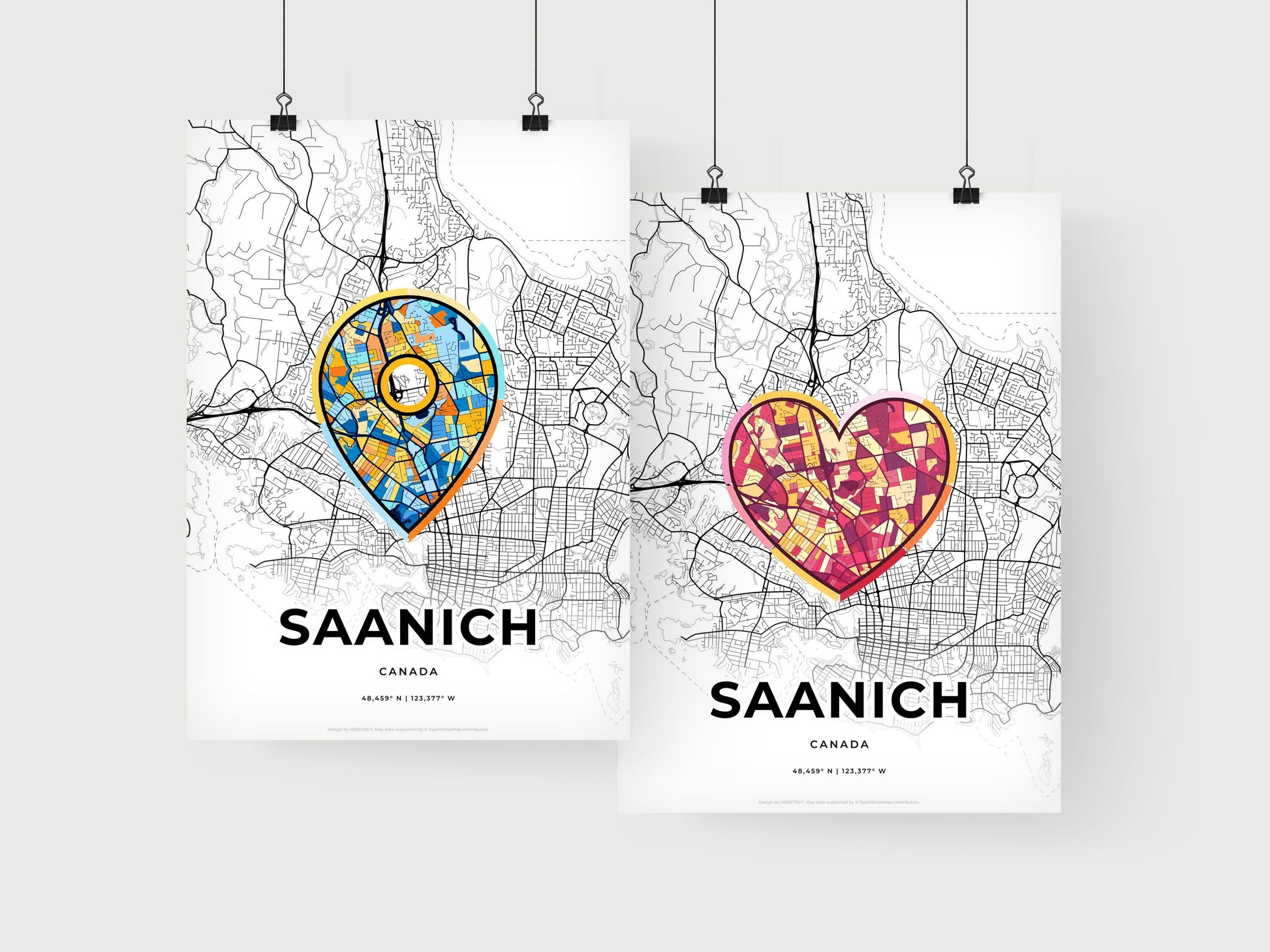 Saanich Canada art print for couples