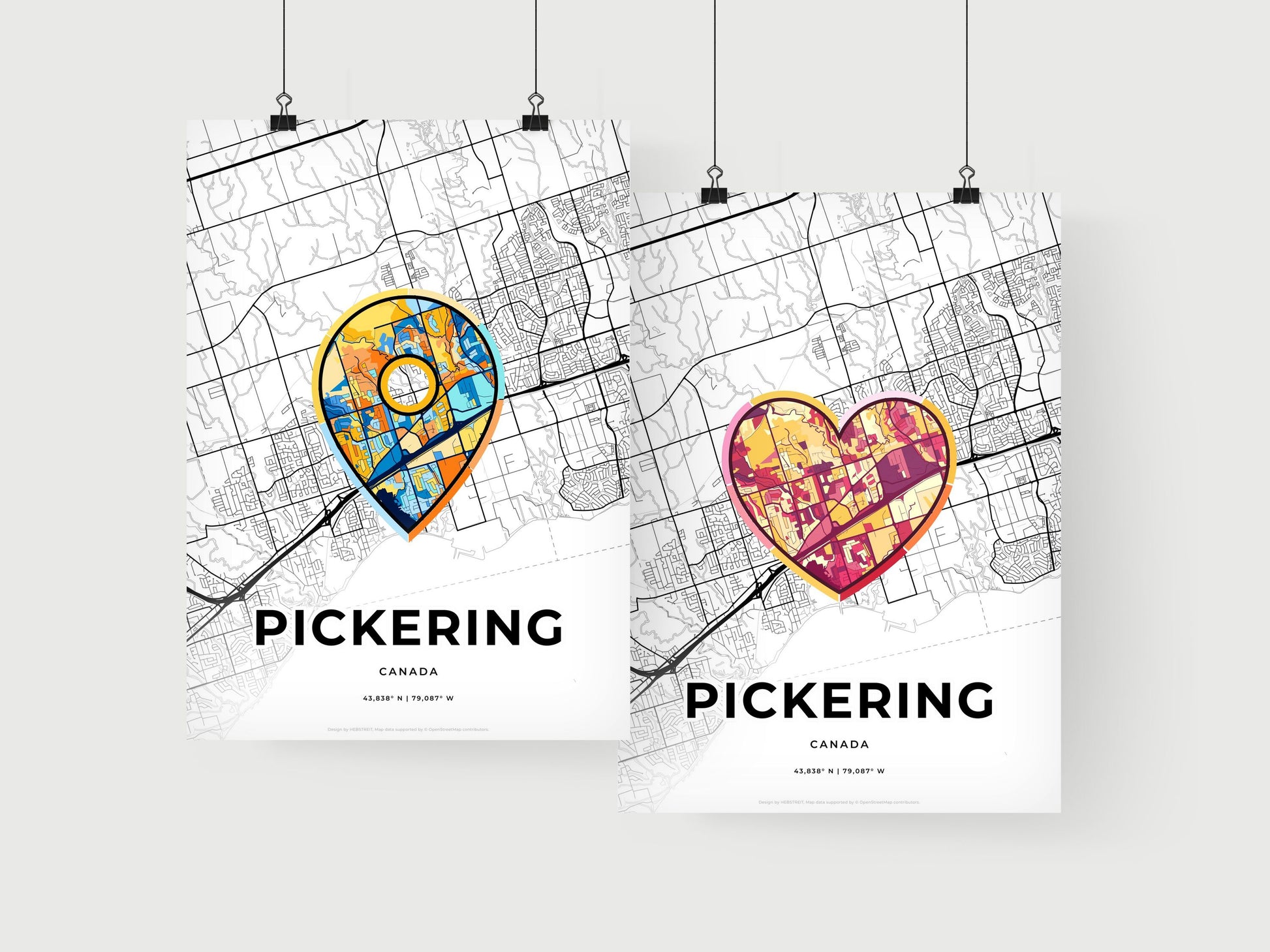 Pickering Canada art print for couples