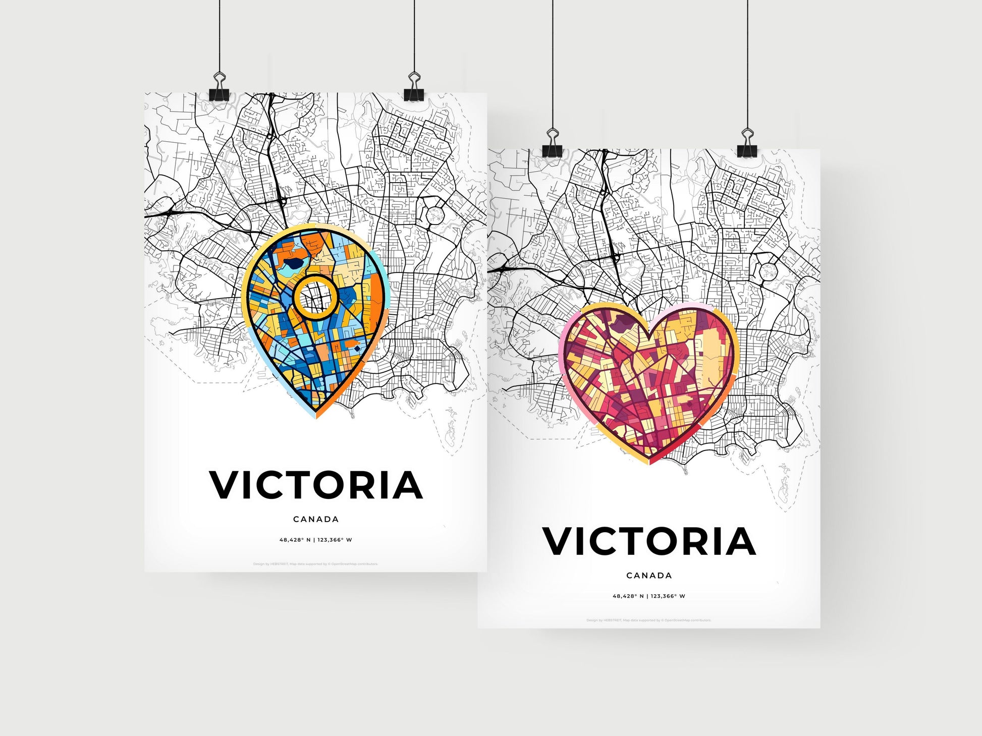Victoria Canada art print for couples