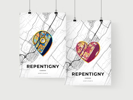 Repentigny Canada art print for couples