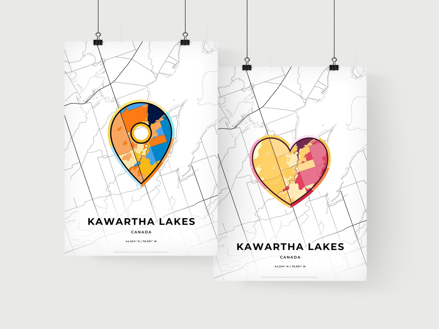 Kawartha Lakes Canada art print for couples