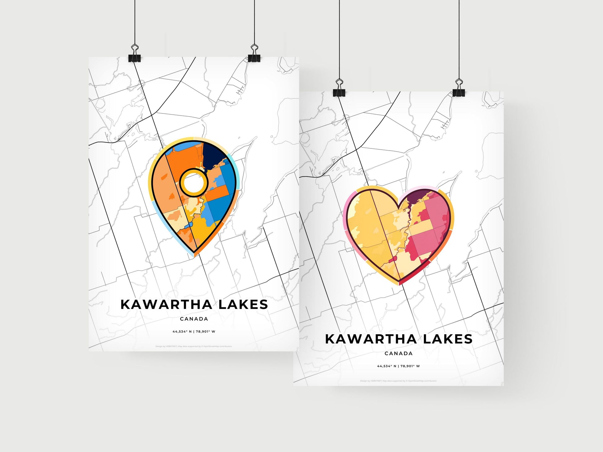 Kawartha Lakes Canada art print for couples