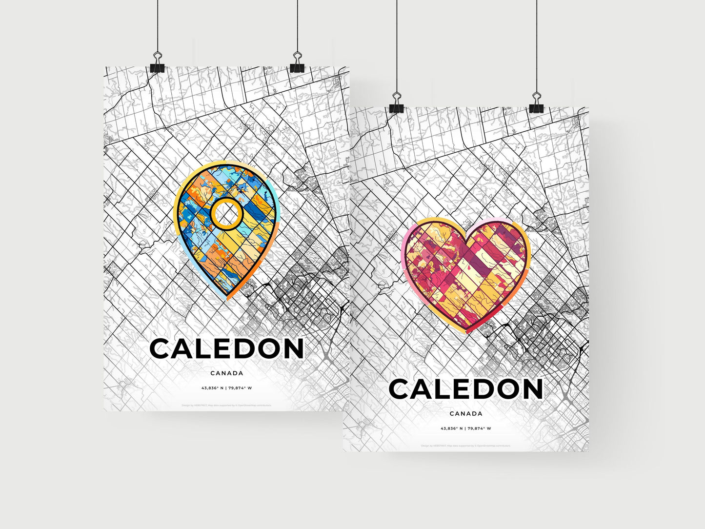 Caledon Canada art print for couples