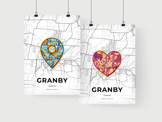 Granby Canada art print for couples