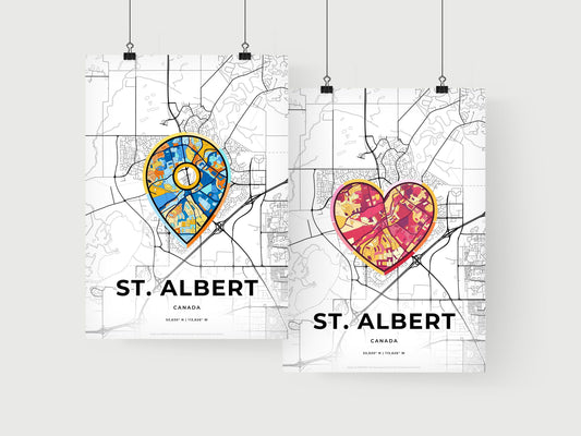 St. Albert Canada art print for couples