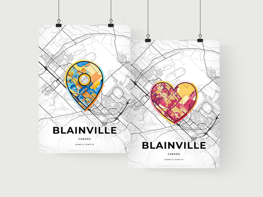 Blainville Canada art print for couples