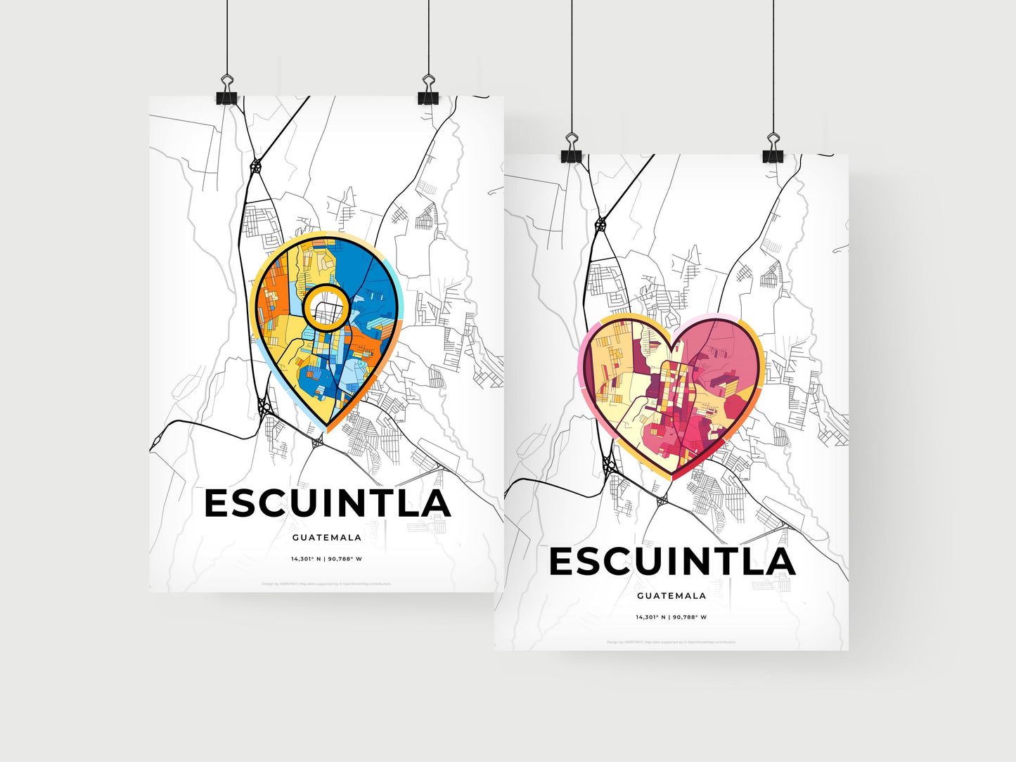Escuintla Guatemala art print for couples