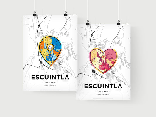 Escuintla Guatemala art print for couples