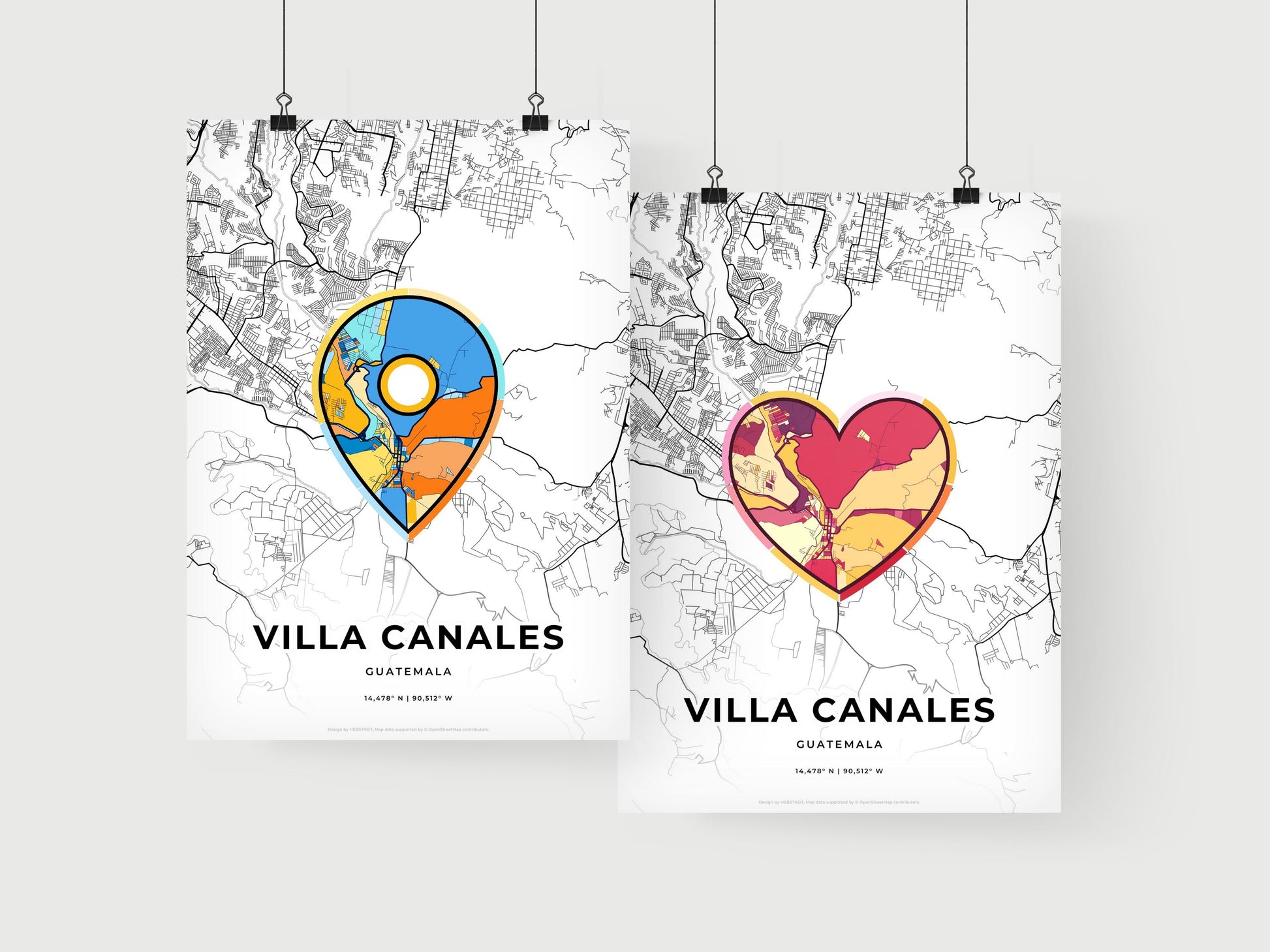 Villa Canales Guatemala art print for couples