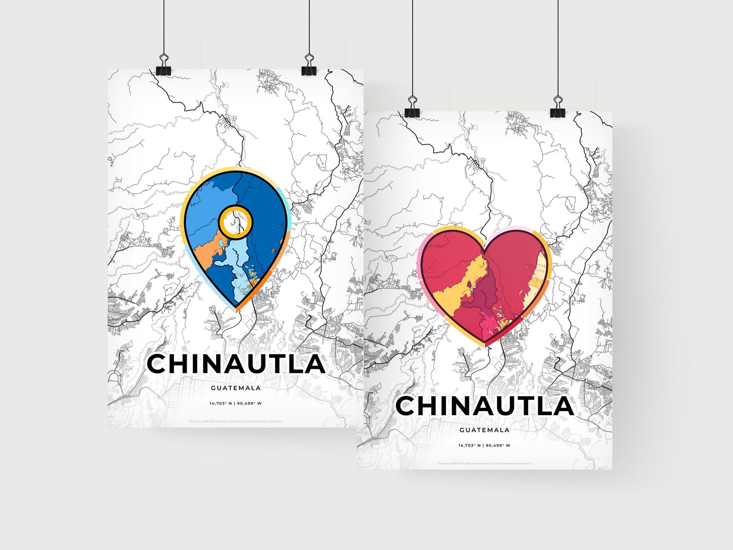 Chinautla Guatemala art print for couples