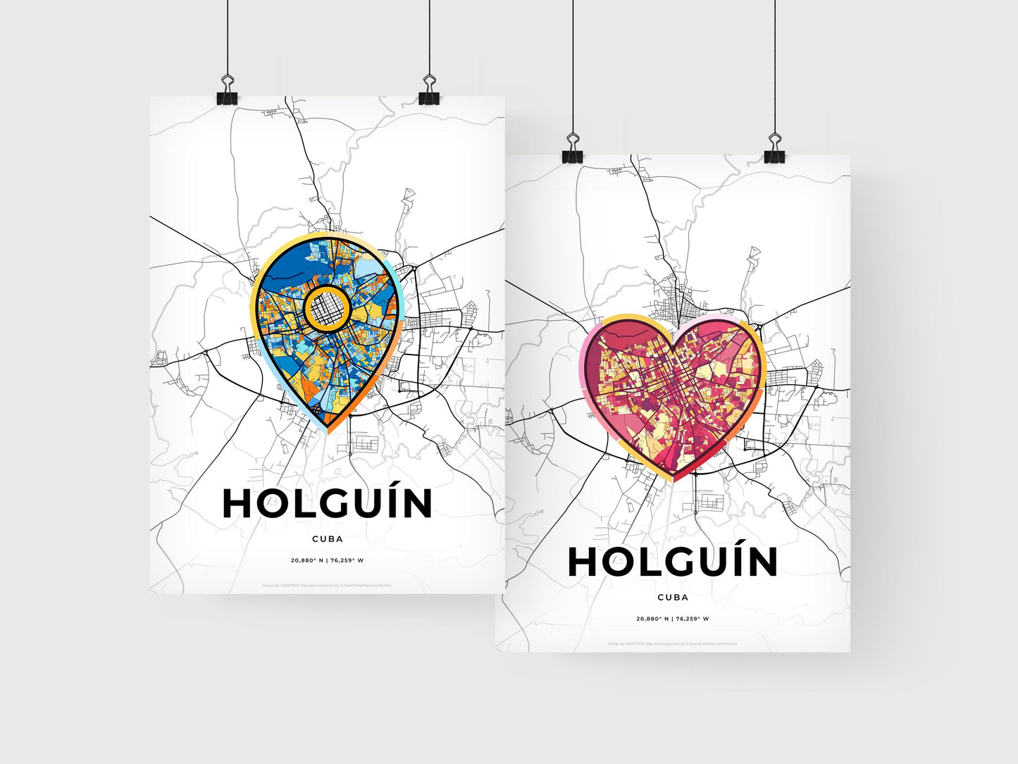 Holguín Cuba art print for couples