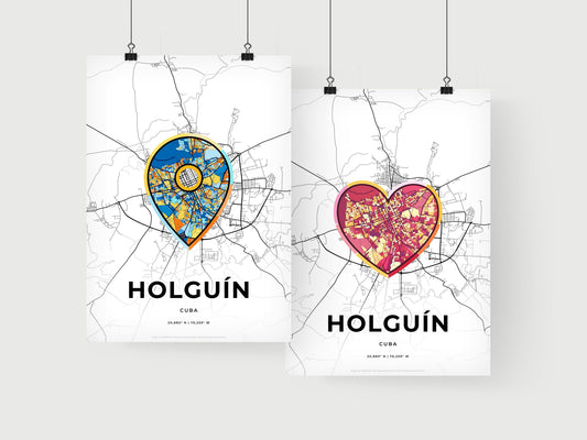 Holguín Cuba art print for couples