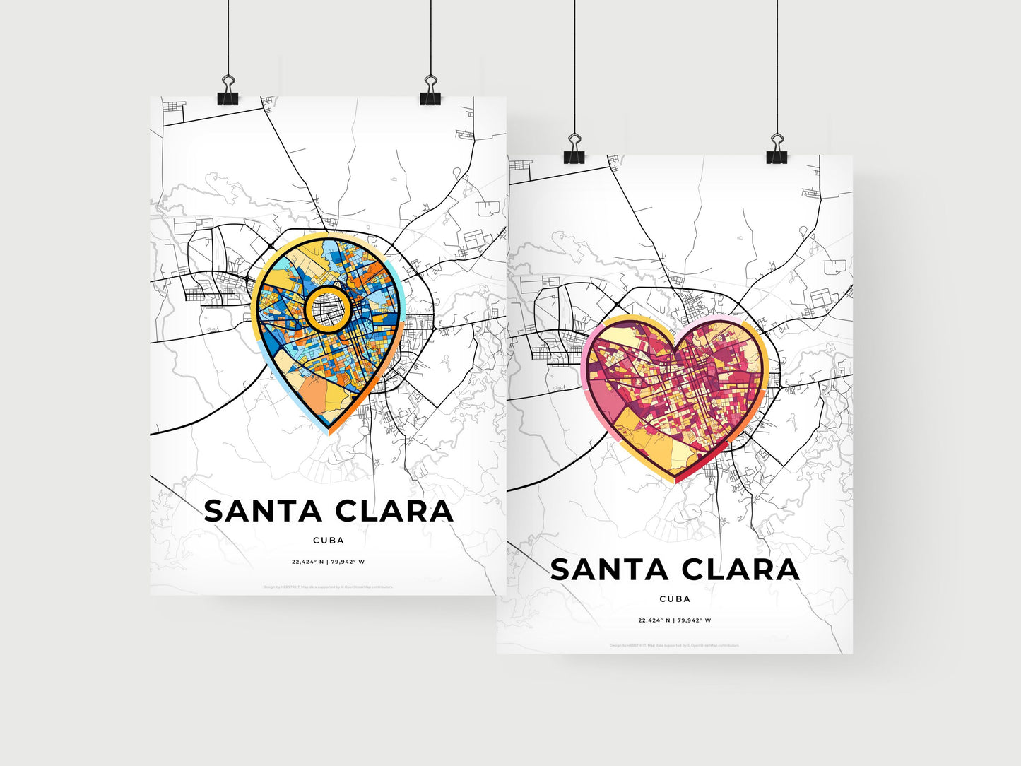Santa Clara Cuba art print for couples