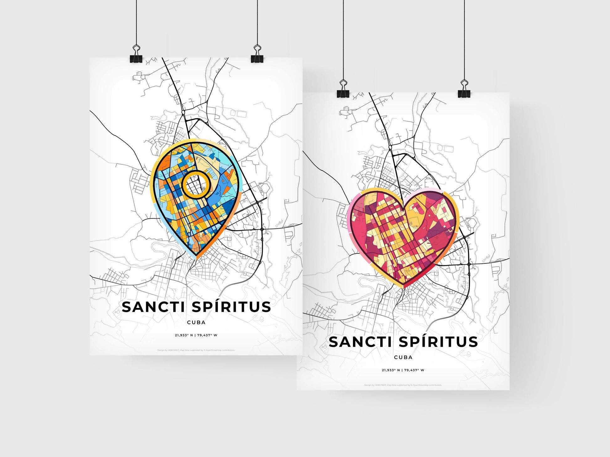Sancti Spíritus Cuba art print for couples