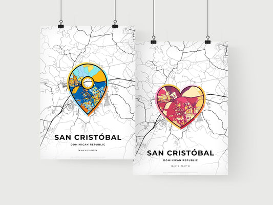 San Cristóbal Dominican Republic art print for couples