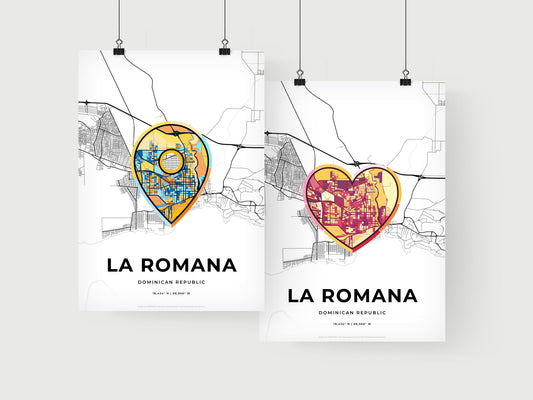 La Romana Dominican Republic art print for couples
