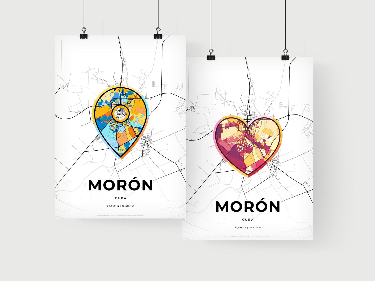 Morón Cuba art print for couples