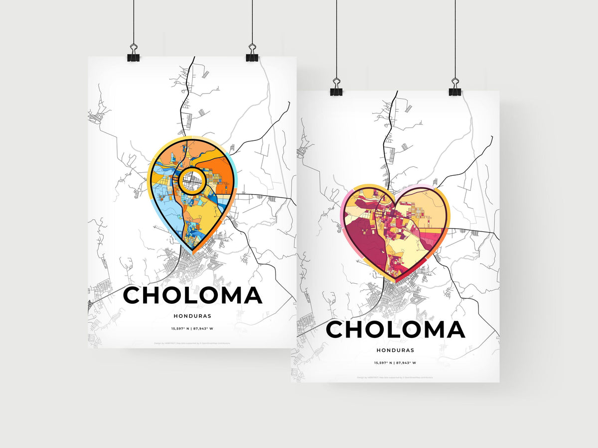 Choloma Honduras art print for couples