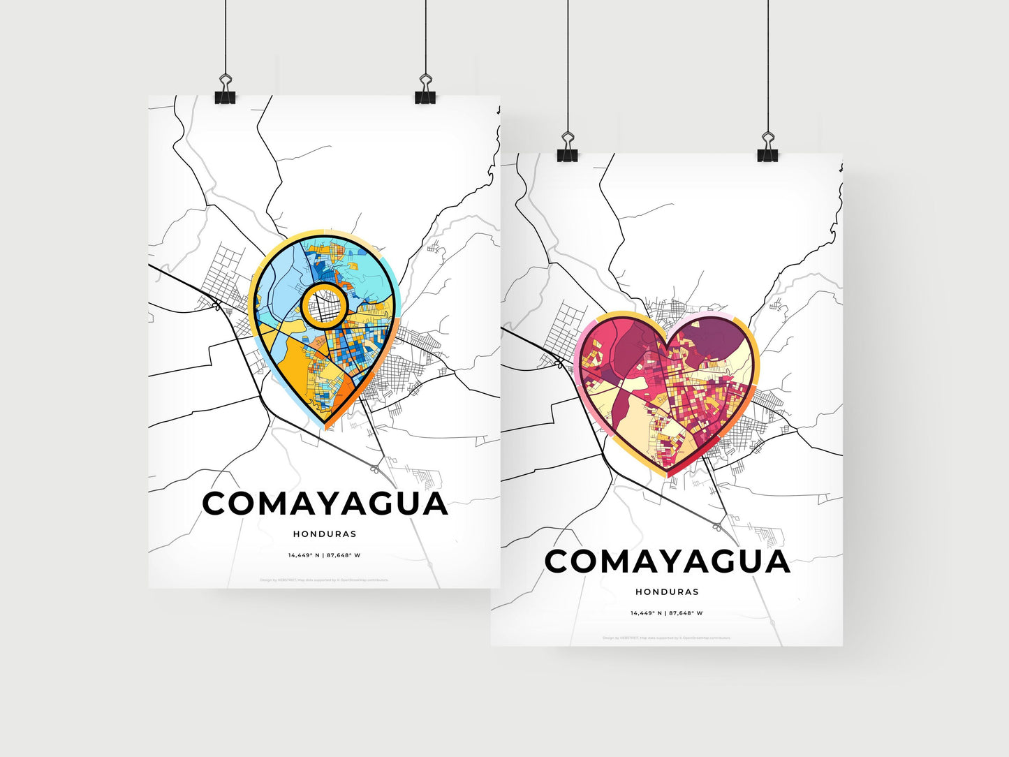 Comayagua Honduras art print for couples