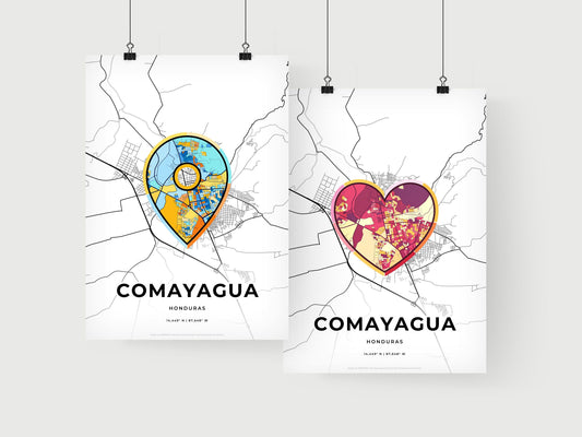 Comayagua Honduras art print for couples