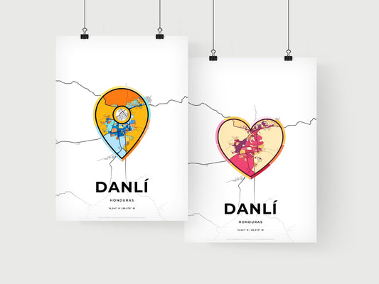 Danlí Honduras art print for couples