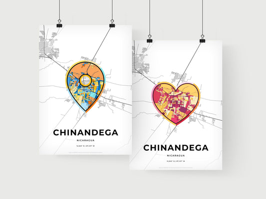 Chinandega Nicaragua art print for couples