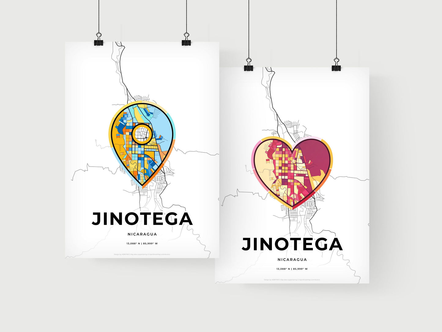 Jinotega Nicaragua art print for couples