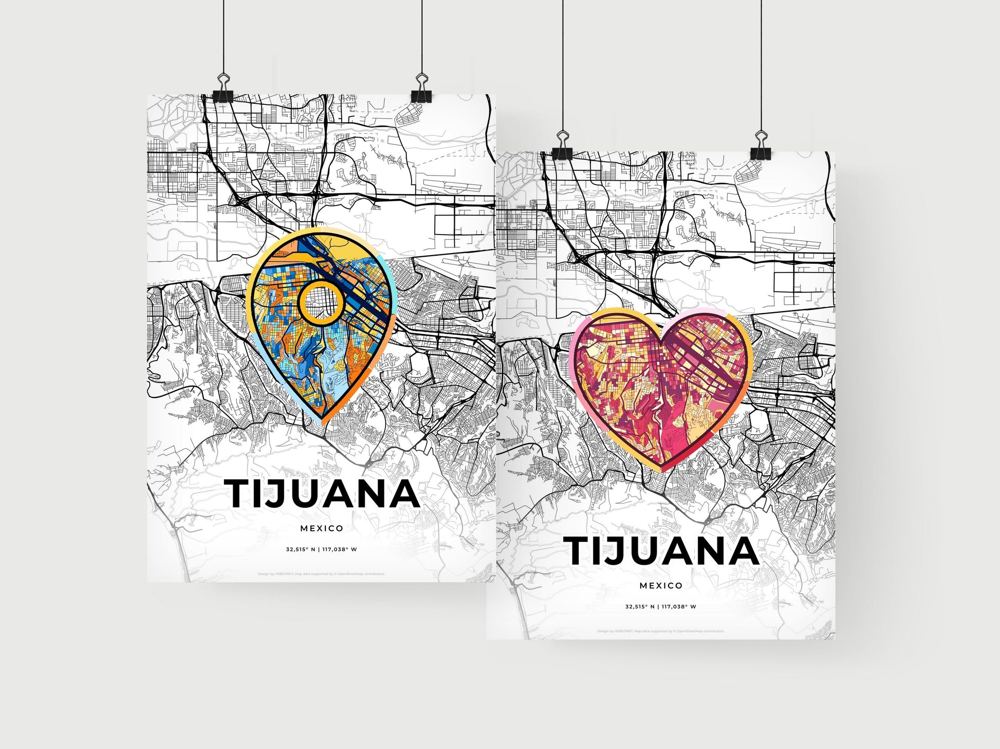 Tijuana Mexico art print for couples
