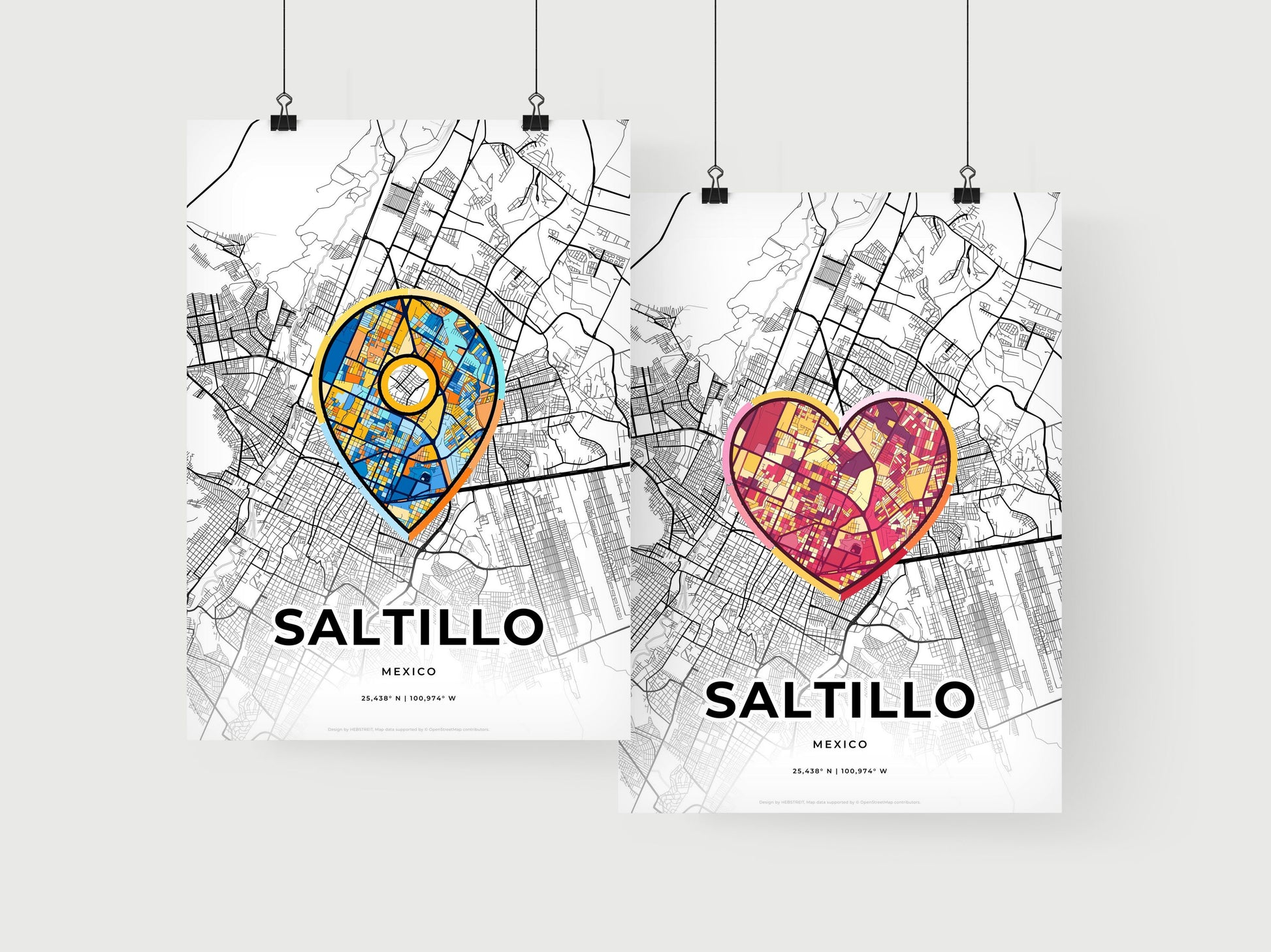 Saltillo Mexico art print for couples
