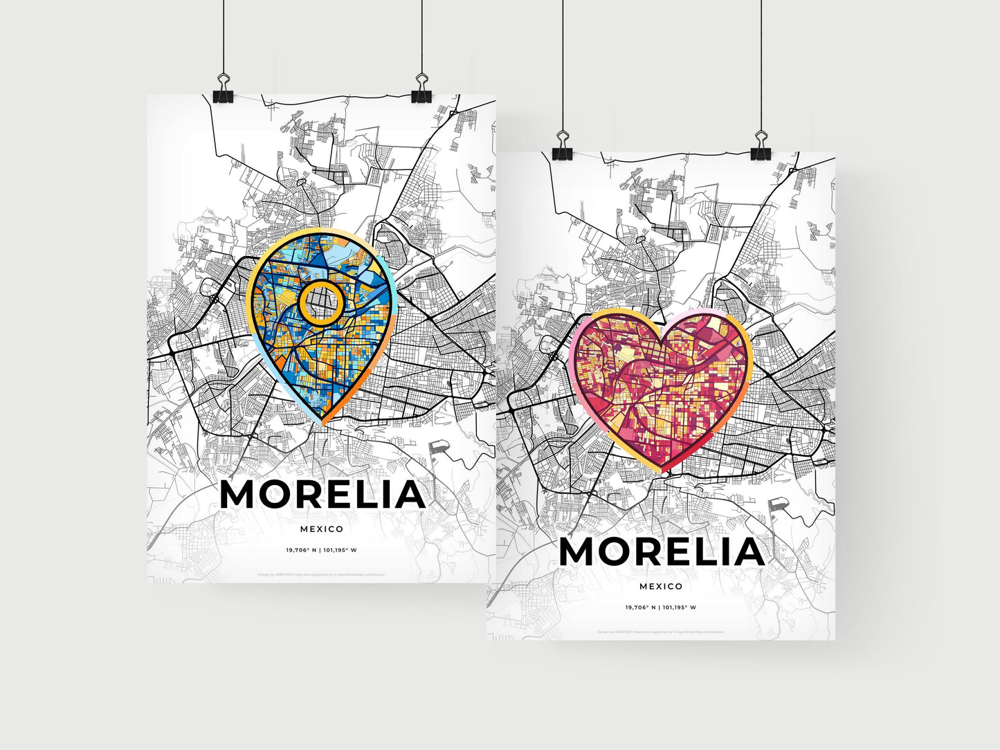 Morelia Mexico art print for couples