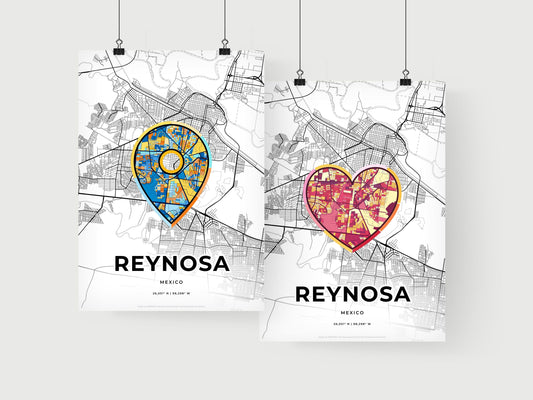 Reynosa Mexico art print for couples