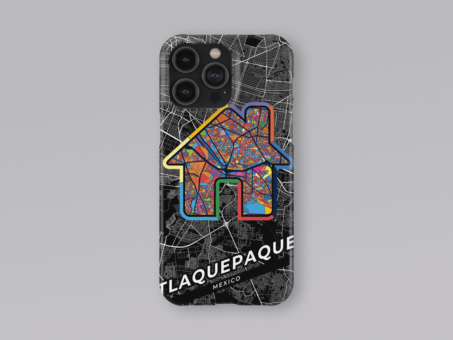 Tlaquepaque Mexico slim phone case with colorful icon 3