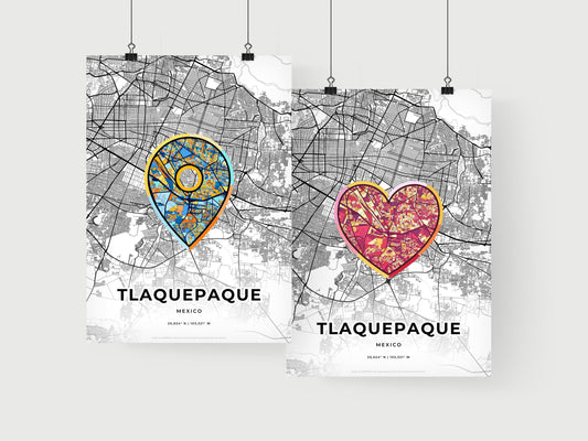 Tlaquepaque Mexico art print for couples