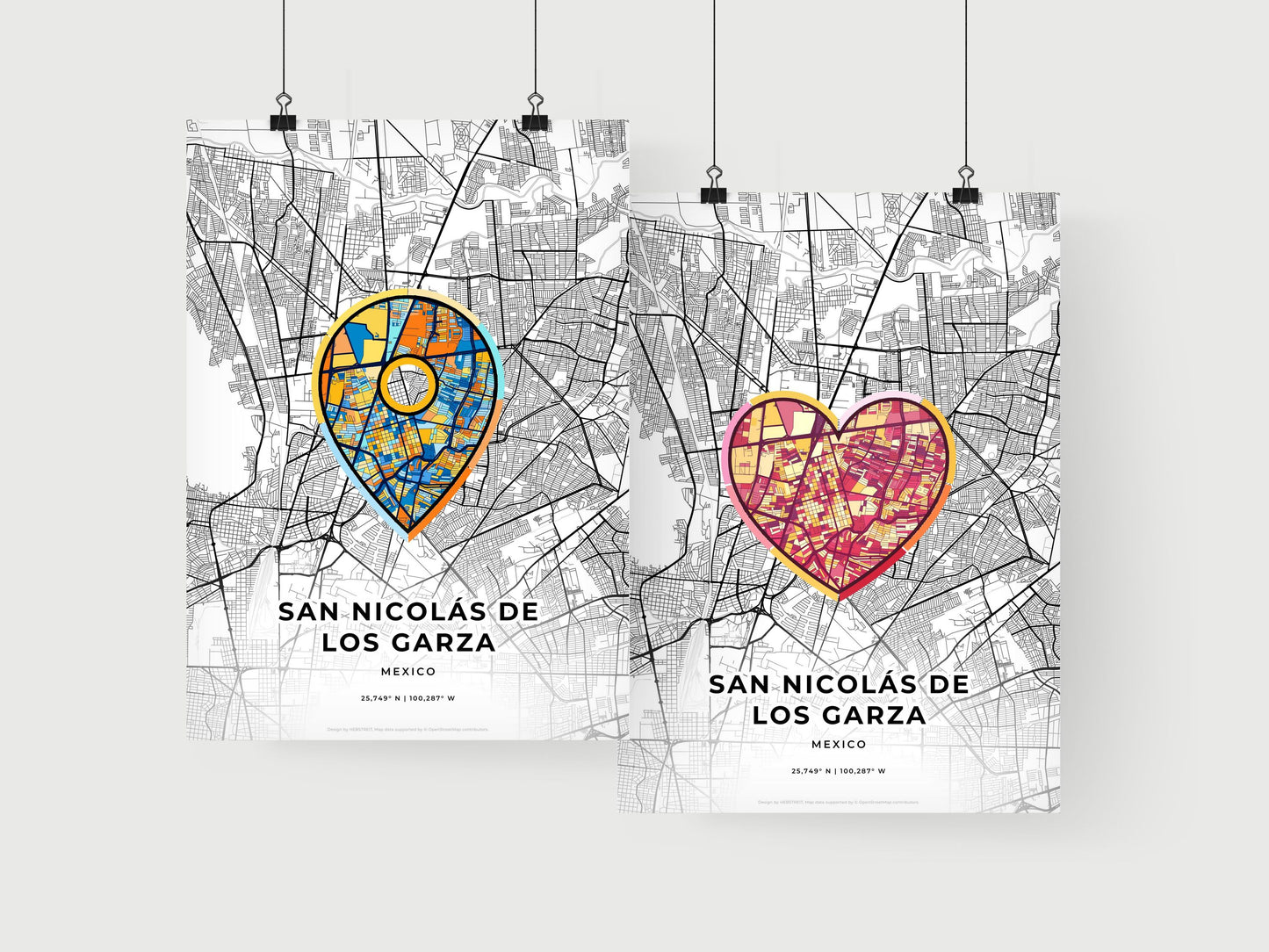 San Nicolás De Los Garza Mexico art print for couples