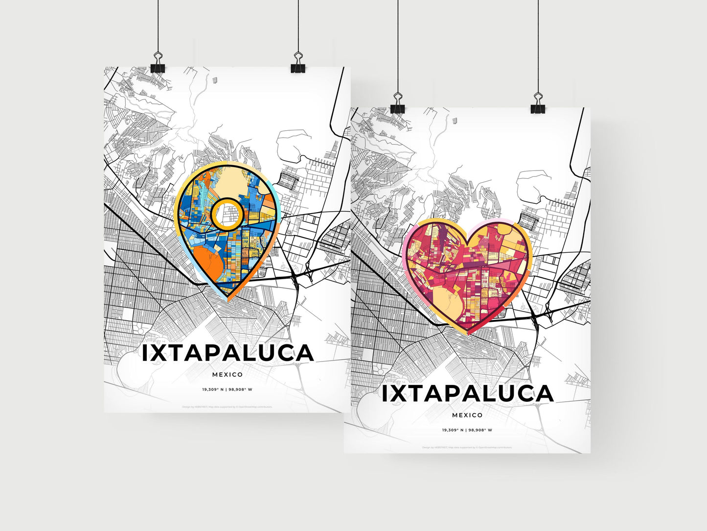 Ixtapaluca Mexico art print for couples