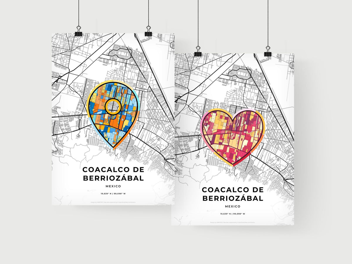 Coacalco De Berriozábal Mexico art print for couples