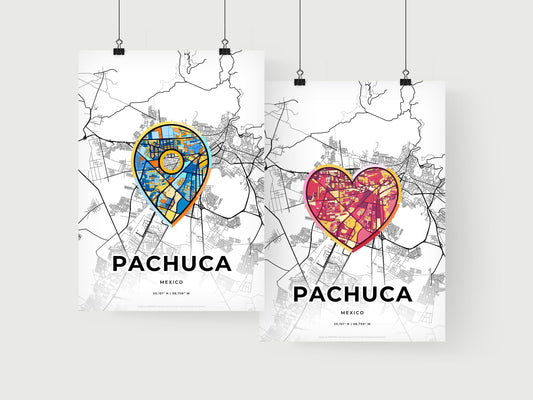 Pachuca Mexico art print for couples